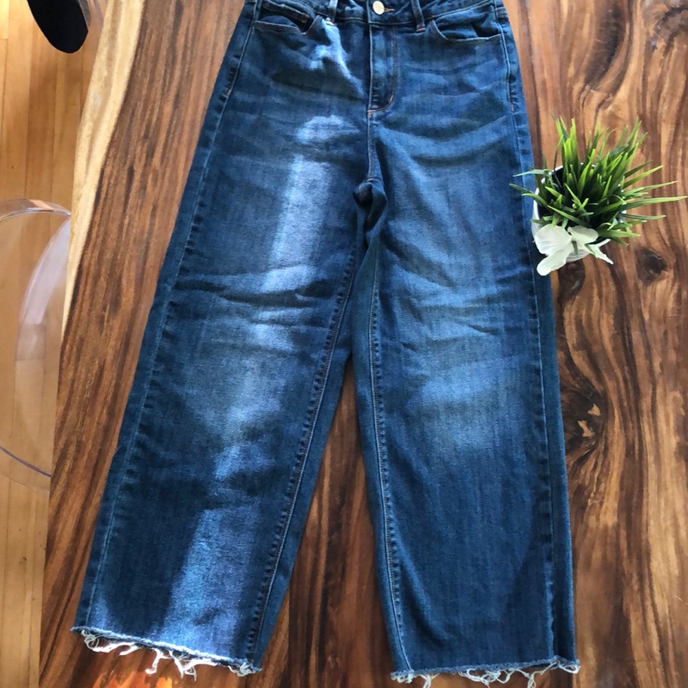 High rise stretch jeans